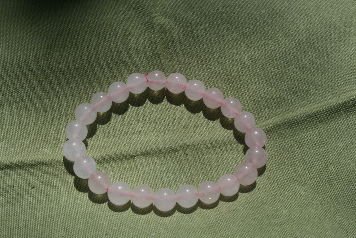 Rose Quartz Bracelet self-acceptance and love 4974